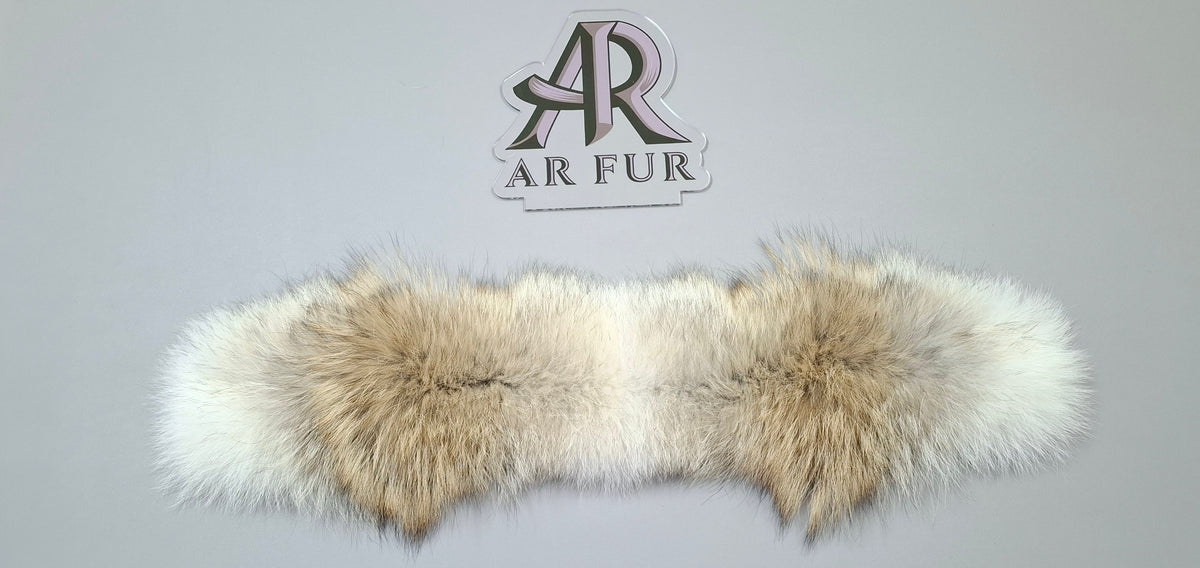 Genuine coyote fur trim replacement - compatible with Canada Goose jacket 35
