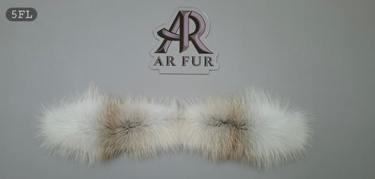 Genuine Artic Fox Fur trim replacement compatible with Canada Goose jacket FL 5