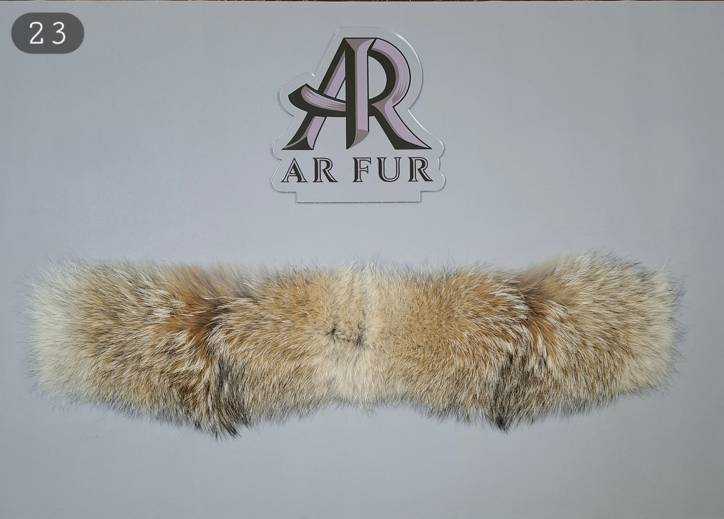 Genuine coyote fur trim replacement - compatible with Canada Goose jacket 23