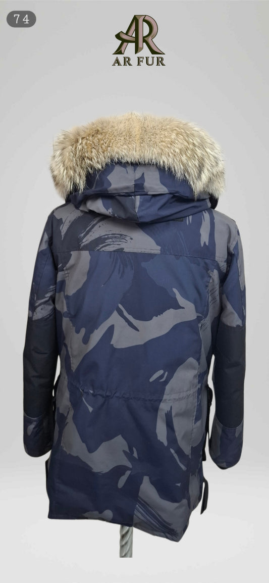 Genuine Coyote Fur trim replacement compatible with Canada Goose jacket 74