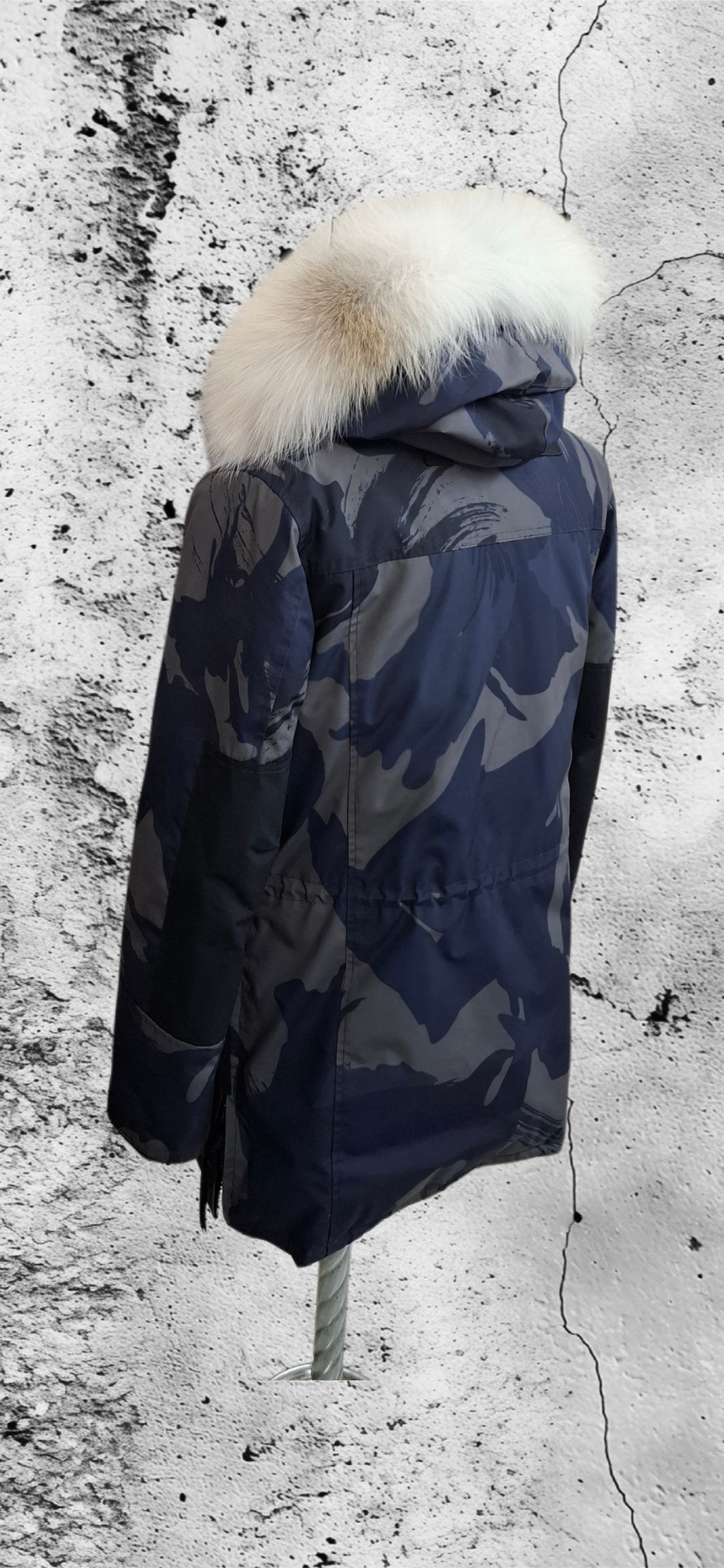 Genuine Artic Fox Fur trim replacement compatible with Canada Goose jacket FL 2