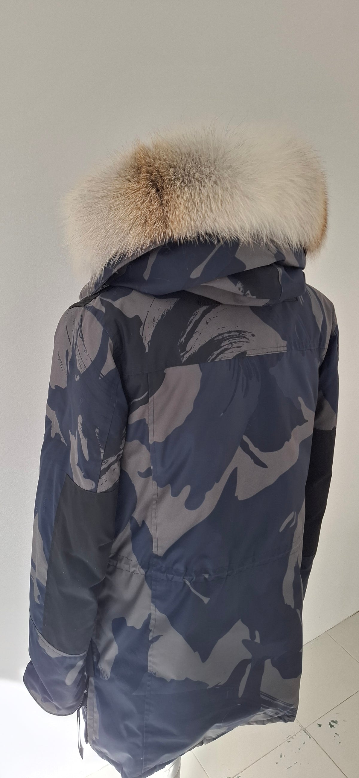 Genuine Artic Fox Fur trim replacement compatible with Canada Goose jacket FL 6