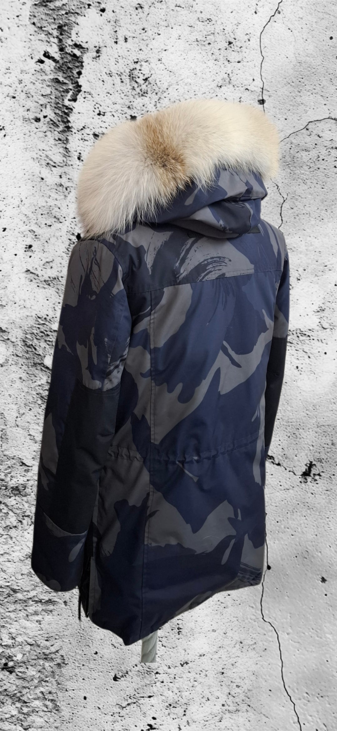 Genuine Artic Fox Fur trim replacement compatible with Canada Goose jacket FL 4