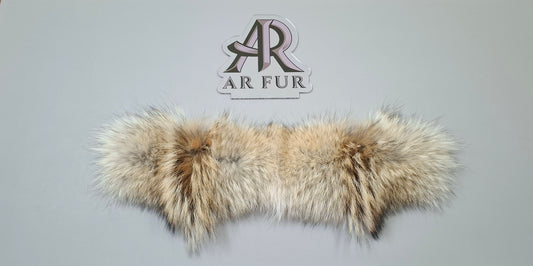 Genuine coyote fur trim replacement - compatible with Canada Goose jacket 33