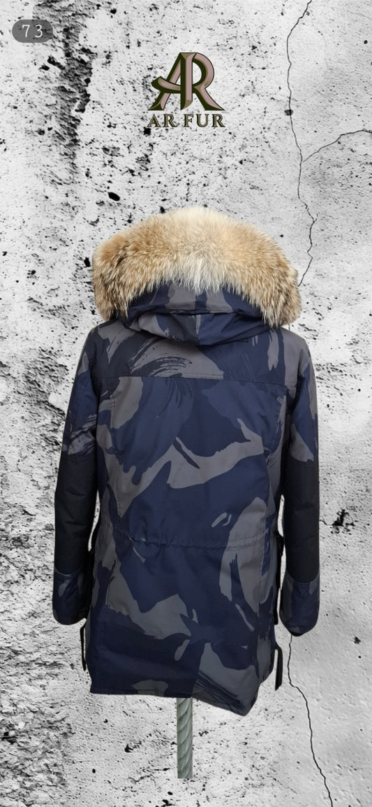 Genuine Coyote fur trim replacement compatible with Canada Goose jacket 73