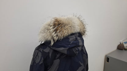 Fur trim replacement compatible with Canada Goose jacket 4D