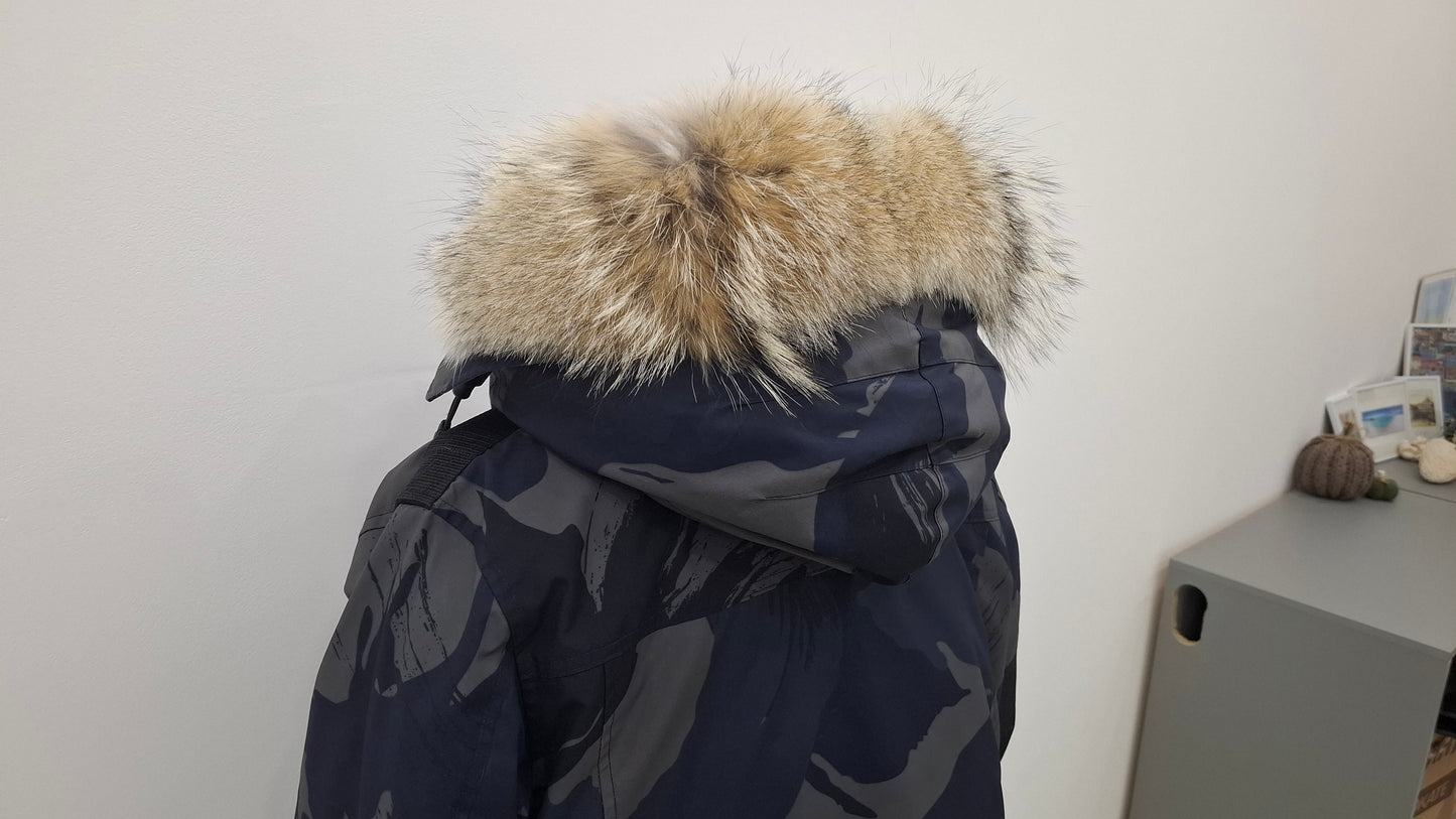 Genuine coyote fur trim replacement - compatible with Canada Goose jacket 5D