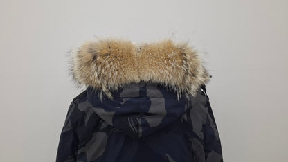 Genuine coyote fur trim replacement - compatible with Canada Goose jacket 5D