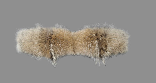 Genuine coyote fur trim replacement - compatible with Canada Goose jacket 5D
