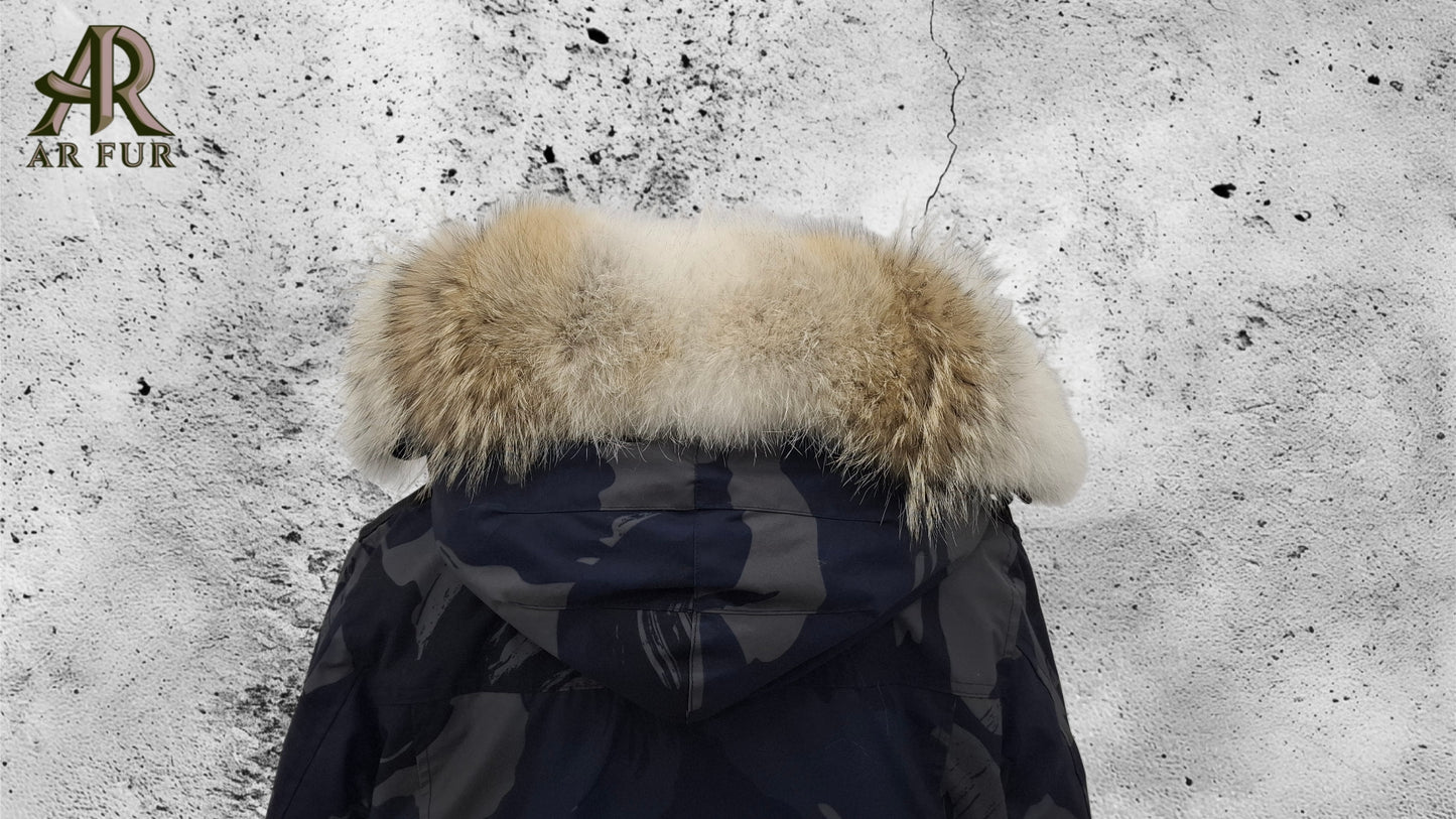Fur trim replacement compatible with Canada Goose jacket 4