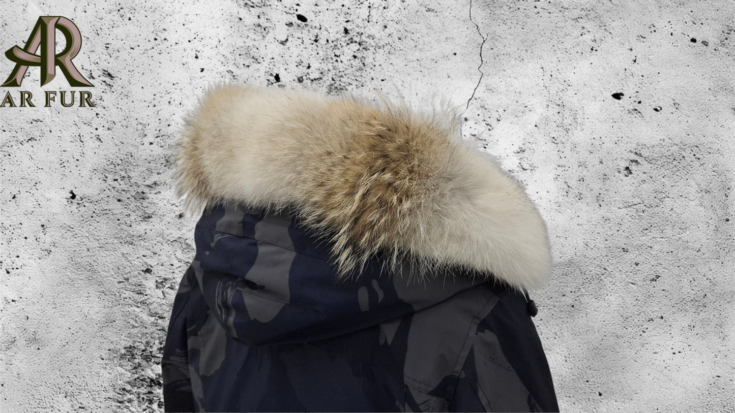 Fur trim replacement compatible with Canada Goose jacket 4