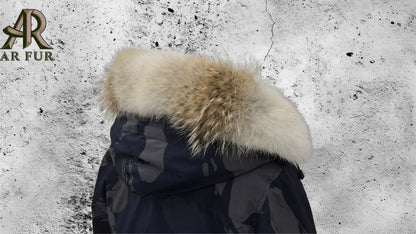 Fur trim replacement compatible with Canada Goose jacket 4