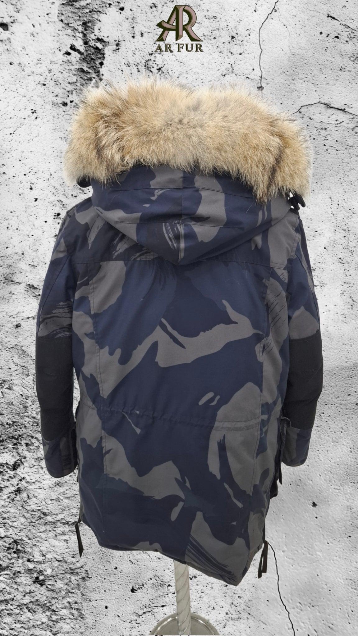 Fur trim replacement compatible with Canada Goose jacket