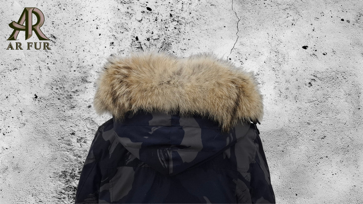 Fur trim replacement compatible with Canada Goose jacket