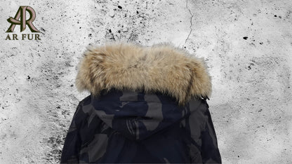 Fur trim replacement compatible with Canada Goose jacket