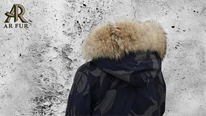 Fur trim replacement compatible with Canada Goose jacket