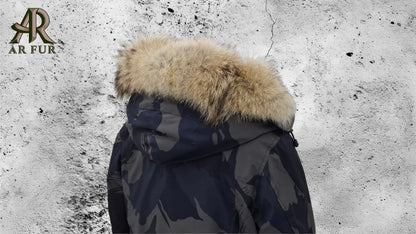 Fur trim replacement compatible with Canada Goose jacket
