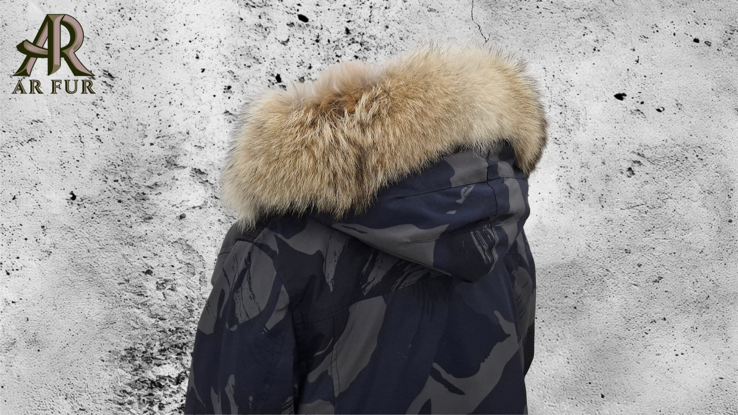 Fur trim replacement compatible with Canada Goose jacket 3