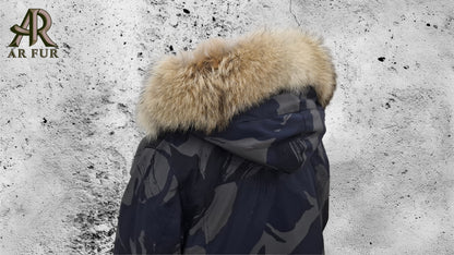 Fur trim replacement compatible with Canada Goose jacket 3