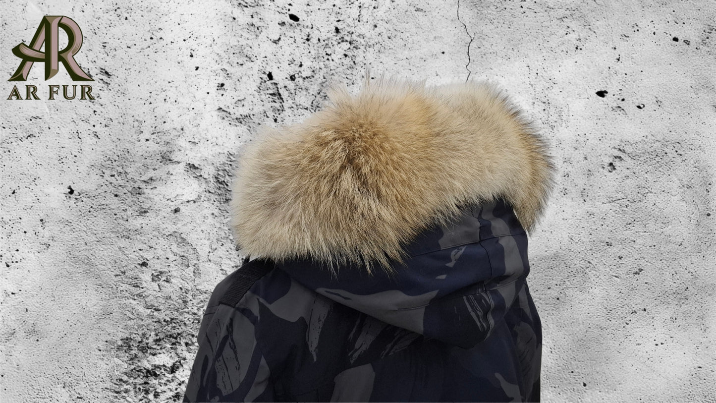 Fur trim replacement compatible with Canada Goose jacket 2