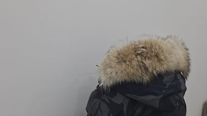 Fur trim replacement compatible with Canada Goose jacket