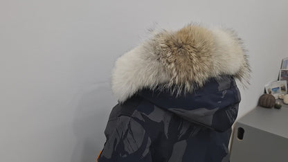 Genuine coyote fur trim replacement - compatible with Canada Goose jacket 6