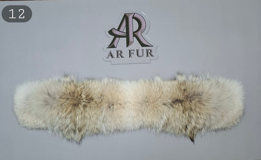 Genuine coyote fur trim replacement - compatible with Canada Goose jacket 12