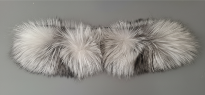 Platinum fox fur trim replacement - compatible with Canada Goose jacket 1PL