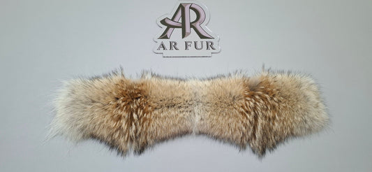 Genuine coyote fur trim replacement - compatible with Canada Goose jacket 32