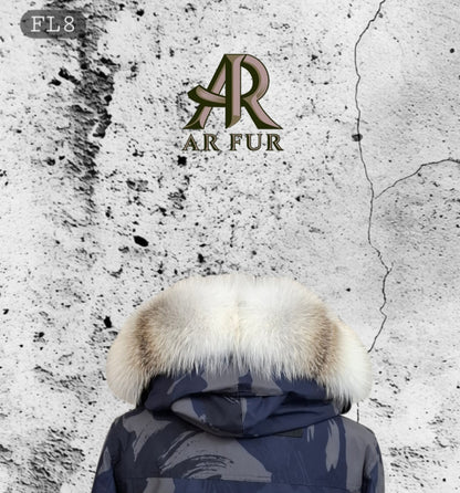 Artic fox trim replacement compatible with Canada Goose jacket FL8