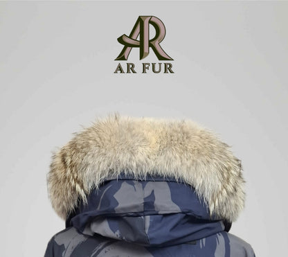 Genuine Coyote Fur trim replacement compatible with Canada Goose jacket 67