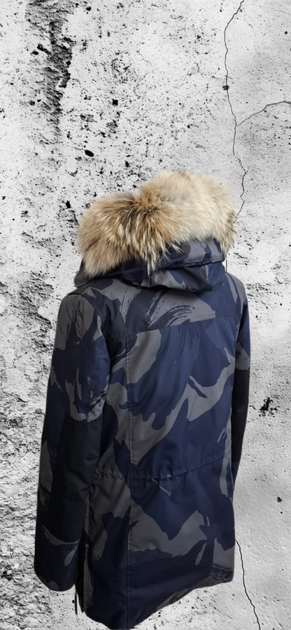 Genuine Coyote fur trim replacement compatible with Canada Goose jacket 42