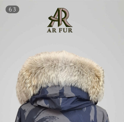 Genuine Coyote Fur trim replacement compatible with Canada Goose jacket 63