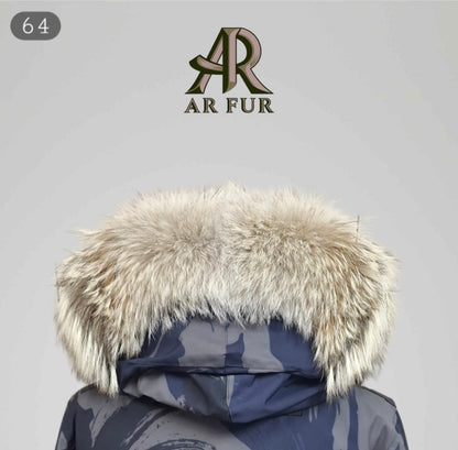 Genuine Coyote Fur trim replacement compatible with Canada Goose jacket 64