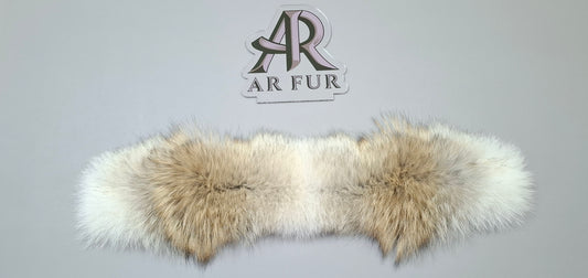Genuine coyote fur trim replacement - compatible with Canada Goose jacket 35