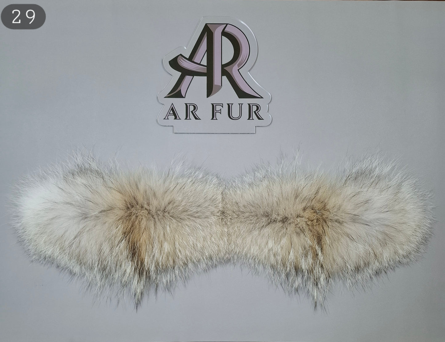 Genuine coyote fur trim replacement - compatible with Canada Goose jacket 29