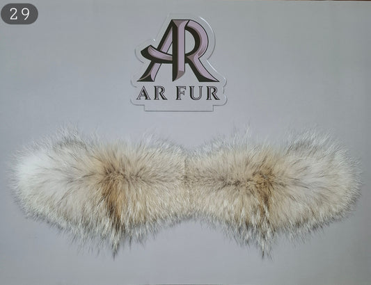 Genuine coyote fur trim replacement - compatible with Canada Goose jacket 29