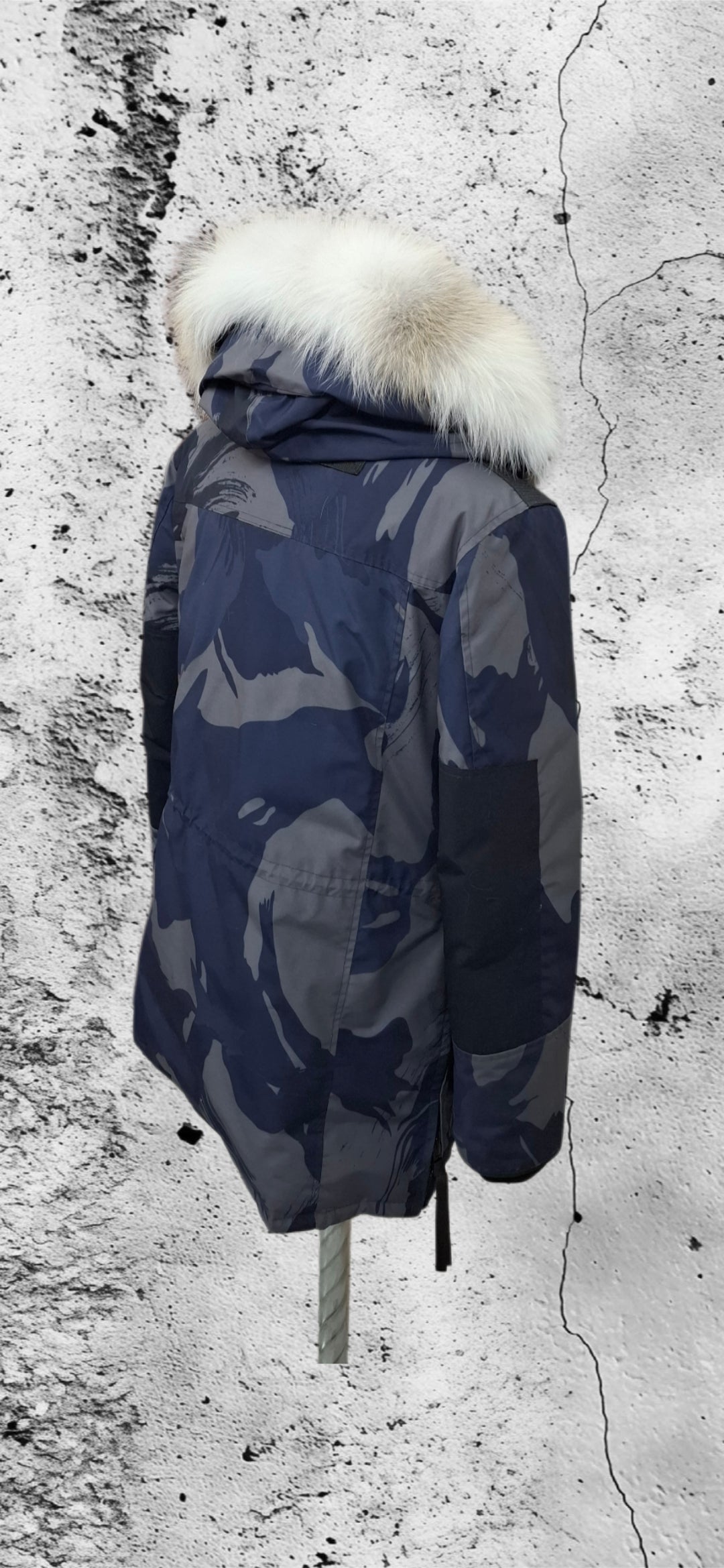 Genuine Artic Fox Fur trim replacement compatible with Canada Goose jacket FL 2