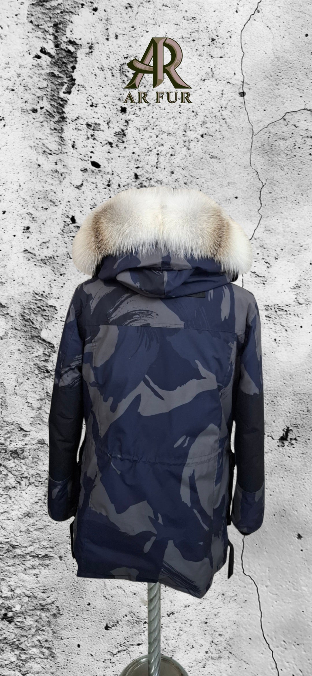Artic fox trim replacement compatible with Canada Goose jacket FL8