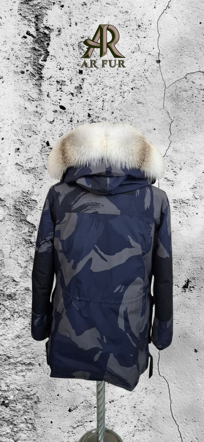 Artic fox trim replacement compatible with Canada Goose jacket FL8