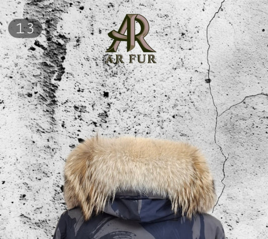 Genuine coyote fur trim replacement - compatible with Canada Goose jacket 13
