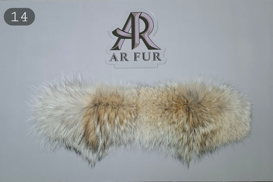 Genuine coyote fur trim replacement - compatible with Canada Goose jacket 14