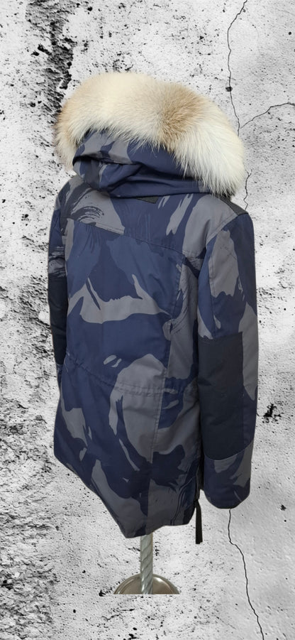 Genuine Artic Fox Fur trim replacement compatible with Canada Goose jacket FL 4