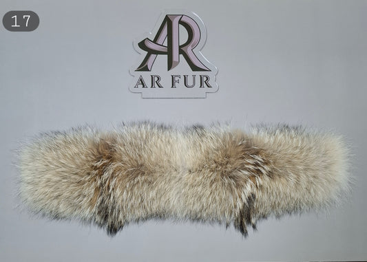Genuine coyote fur trim replacement - compatible with Canada Goose jacket 17