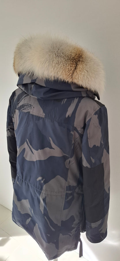 Genuine Artic Fox Fur trim replacement compatible with Canada Goose jacket FL 6