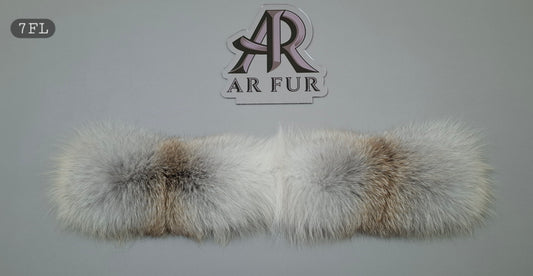Genuine Artic Fox Fur trim replacement compatible with Canada Goose jacket FL 7