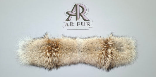 Genuine coyote fur trim replacement - compatible with Canada Goose jacket 36