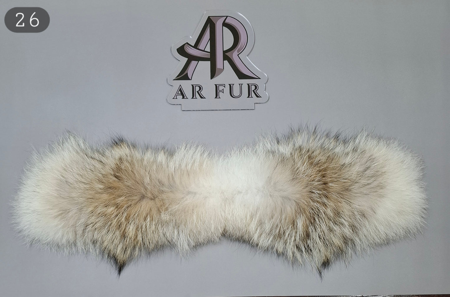 Genuine coyote fur trim replacement - compatible with Canada Goose jacket 26
