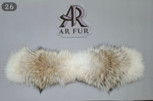Genuine coyote fur trim replacement - compatible with Canada Goose jacket 26