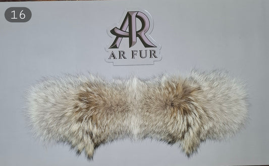 Genuine coyote fur trim replacement - compatible with Canada Goose jacket 16
